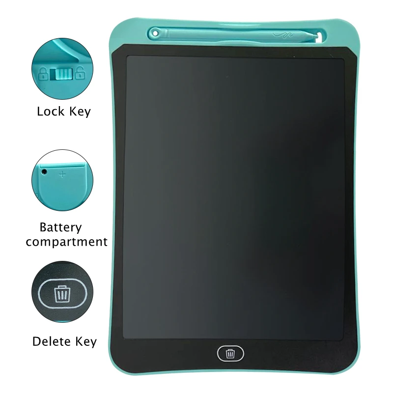 Gift Toy for Children LCD Writing Board Kids Educational Digital Writing Pads 8.5 10 12 Inches Colorful Erasable Writing Tablet