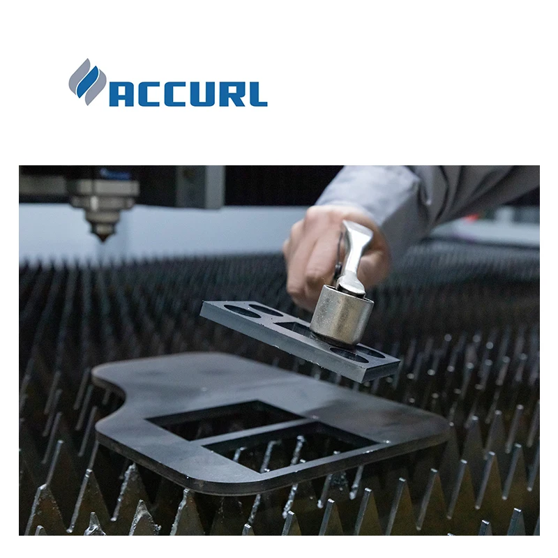 ACCURL China Manufacturer 8000w Fiber Laser Cutting Machine Price 3015 automatic cutting machine