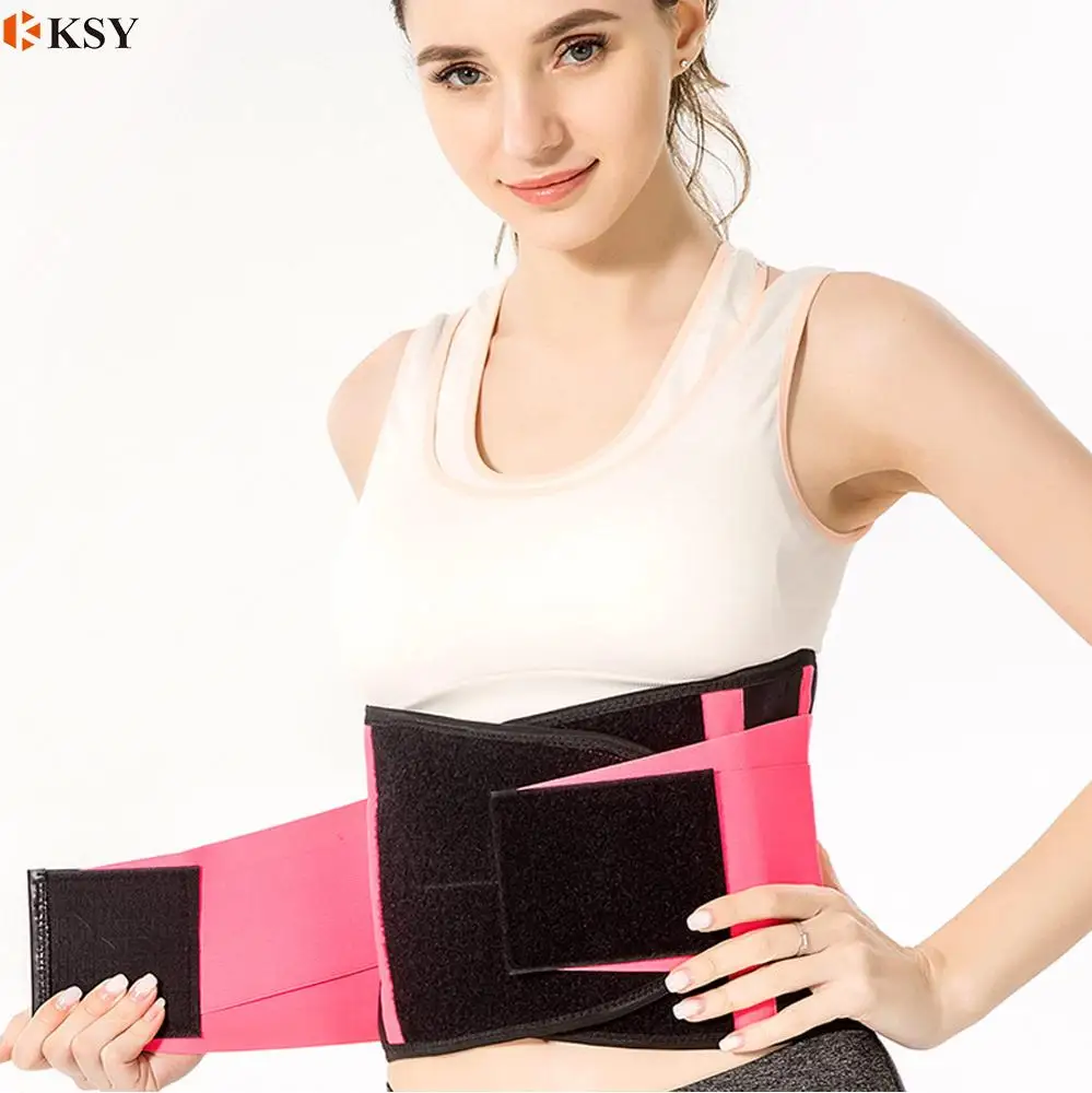 Неопреновый корсет для талии, корректор, двойной компрессионный корсет для талии с пользовательским логотипом