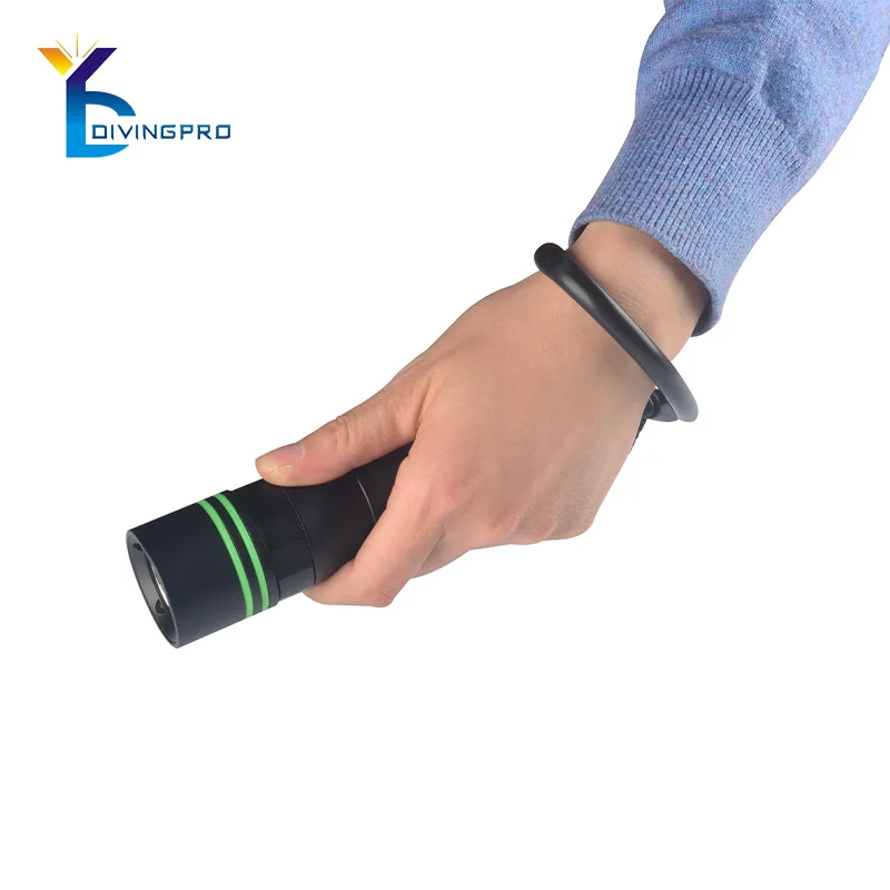 LED diving light 1000lm led diving flashlight led diving flashlight magnetic rotary switch IP68