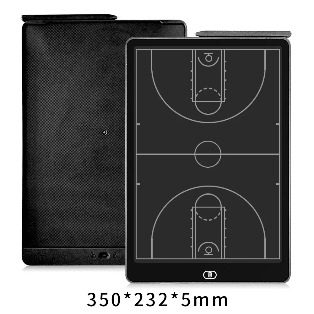 Electronic Football Tactical Board Basketball Coaching Board,LCD Soccer Strategy Board with Stylus Pen