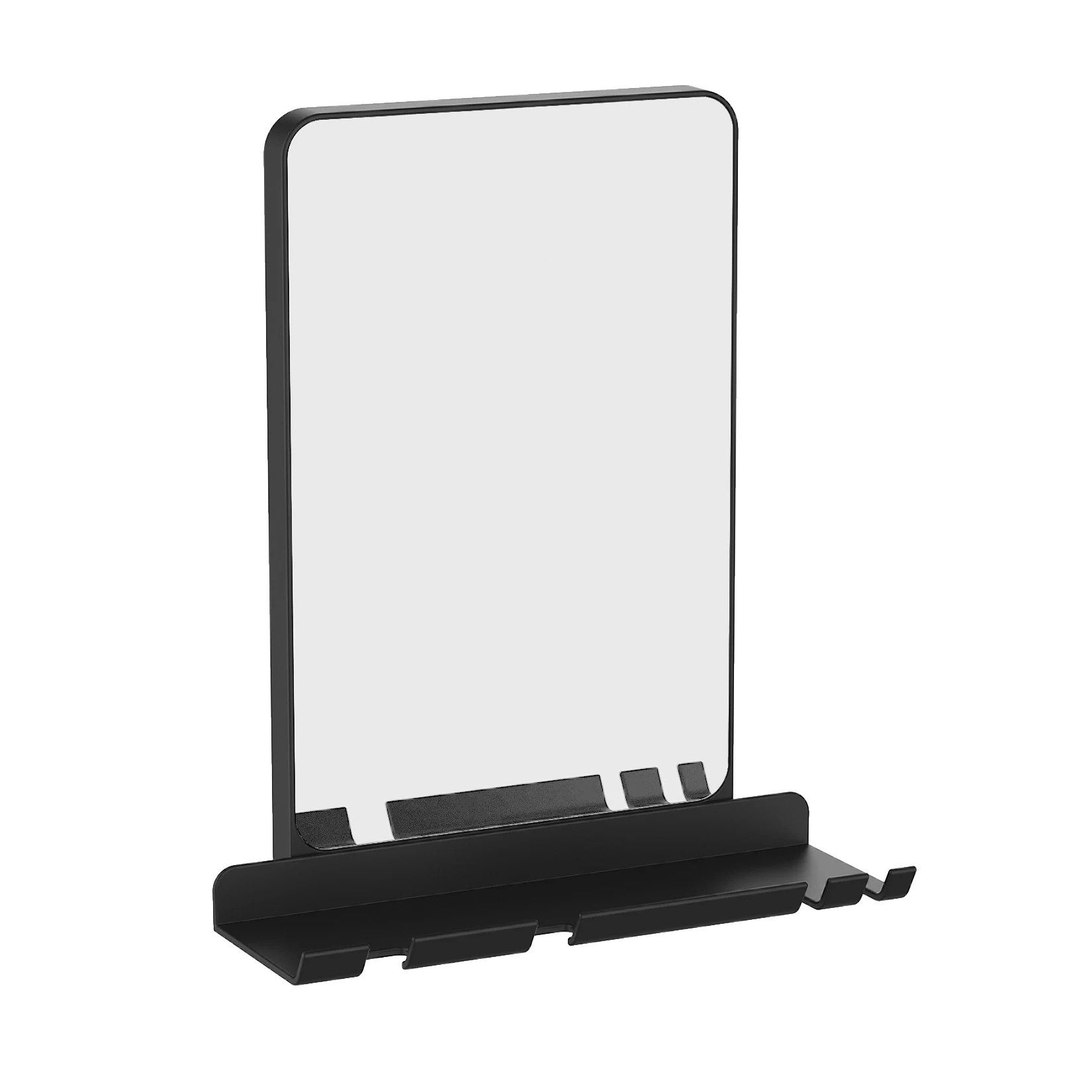Anti-Fog Adjustable Shaving Mirror with a Squeegee - Rust-Proof Impact-Resistance Bathroom Shower Mirror
