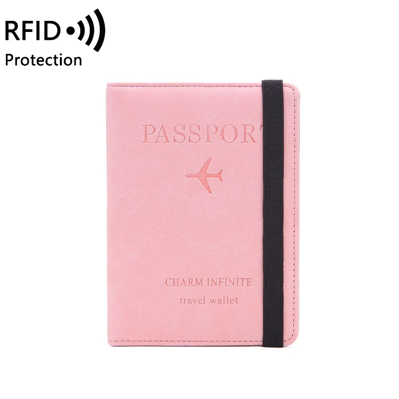Простой многоцветный чехол для паспорта с RFID-защитой кошелек путешественников со множеством держателей