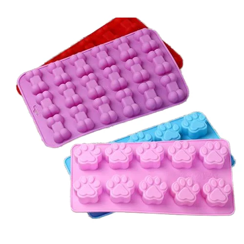 DLC048 Заводская индивидуальная оптовая продажа форма для печенья в форме косточек шоколадная конфет желе выпечки