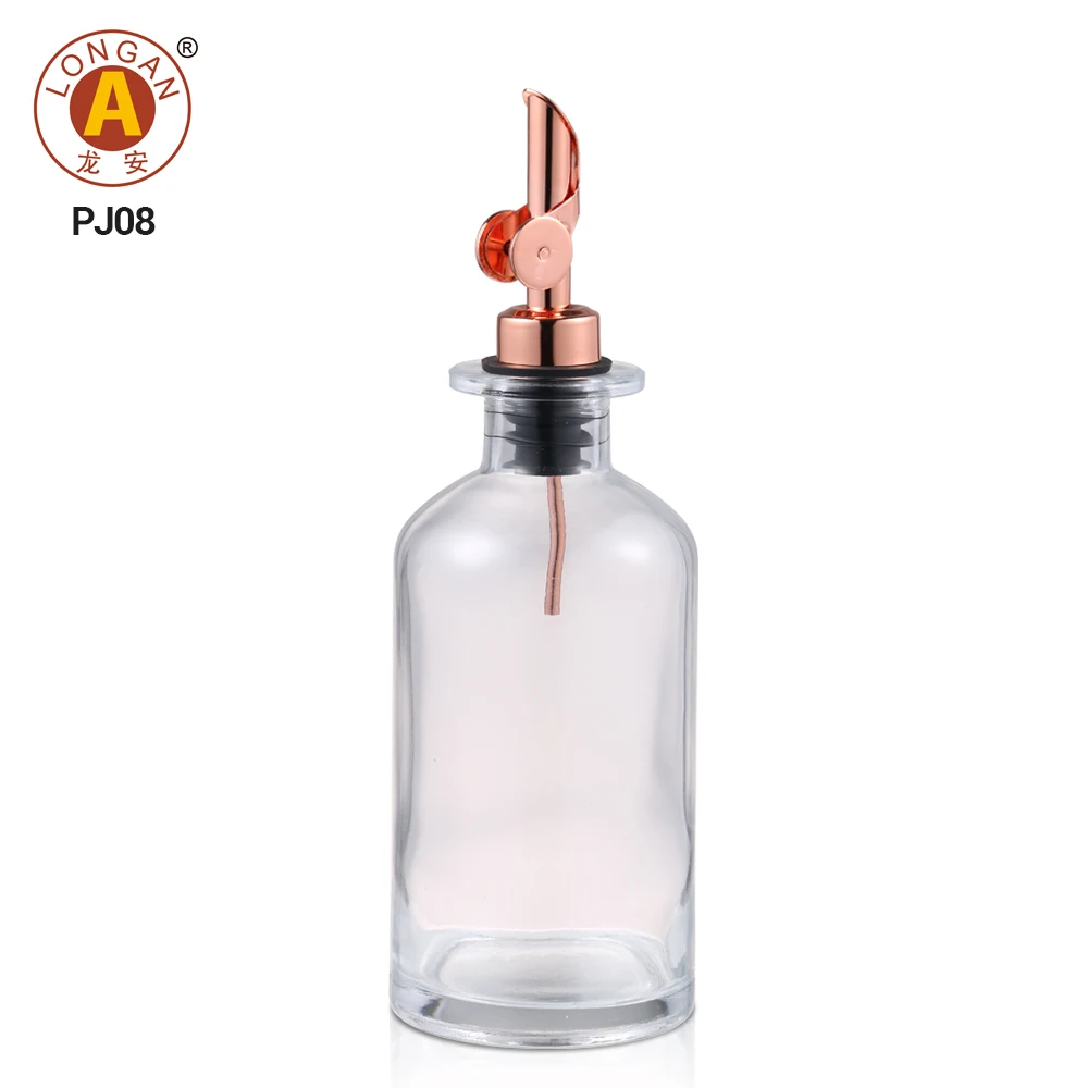 Good Quality Wine Large Syrup Pump Glass Olive Oil Dispenser Bottle Kitchen Cooking Oil Dispenser And Spray Bottle With Silicone
