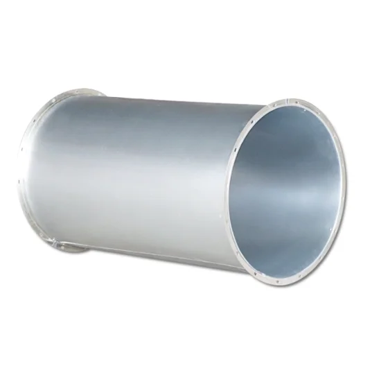 Factory HVAC pipe with flanges for ventilation