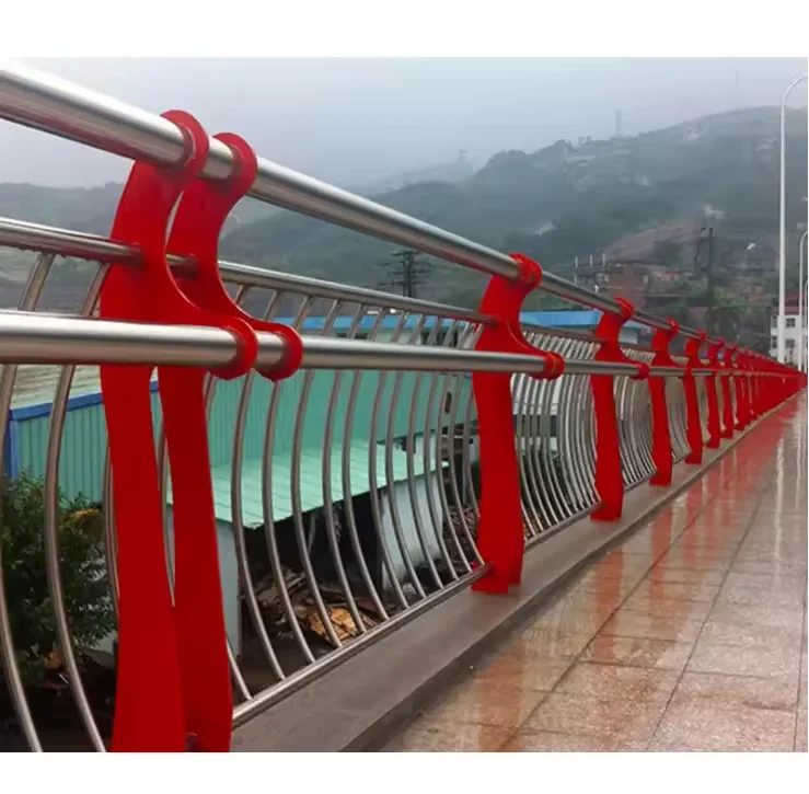 China Safety Stainless Steel Material Handrail Balustrade Balcony W Beam Galvanized Steel Hand Highway Road Bridge Guard Rail