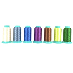 Brand New Thread Manufacturer 100% 120d/2 Polyester Machine Sewing Thread Embroidery Thread Set