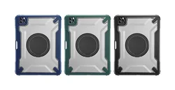 360 Rotative Stand TPU Case for ipad 10.2 10.5 10.9 11 Pro 2021 Cover with Pen Slot Air 4 Air 5 Shockproof ipad Cover