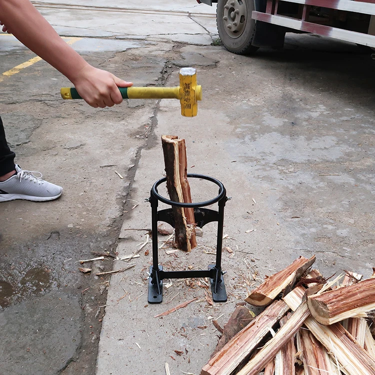 Manual Firewood Distributor Wedge Hatchet High Carbon Steel Kindling Handmade Fast Wood Log Splitting Firewood Splitter