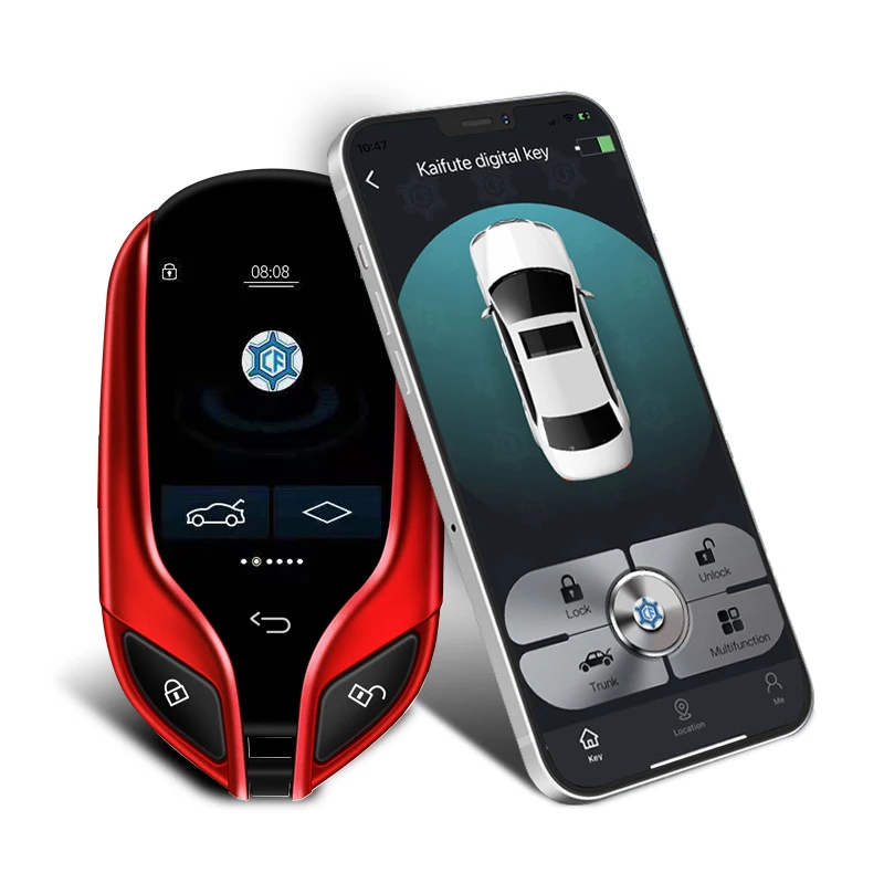 Новая модель K911 умный Телевизор с ЖК брелок для ключей мобильным телефоном приложение управления Цифровой walkie talkie автомобильное ключ сигнализации анти-потерянный сигнал тревоги цифрового ключа land отмычка