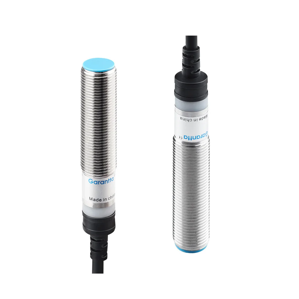 Garantta 2m Cable 12mm Metal Cylindrical  NPN PNP Inductive Proximity Sensor M12