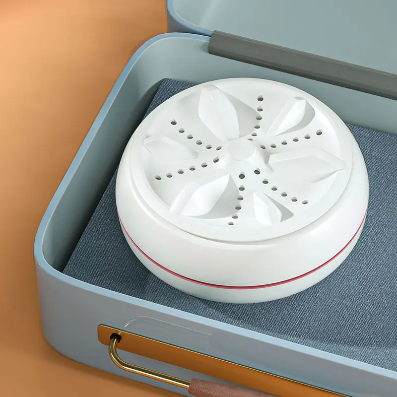 Turbo washing machine ultrasonic portable travel foldable washing machine turbo rotating mini washing machine