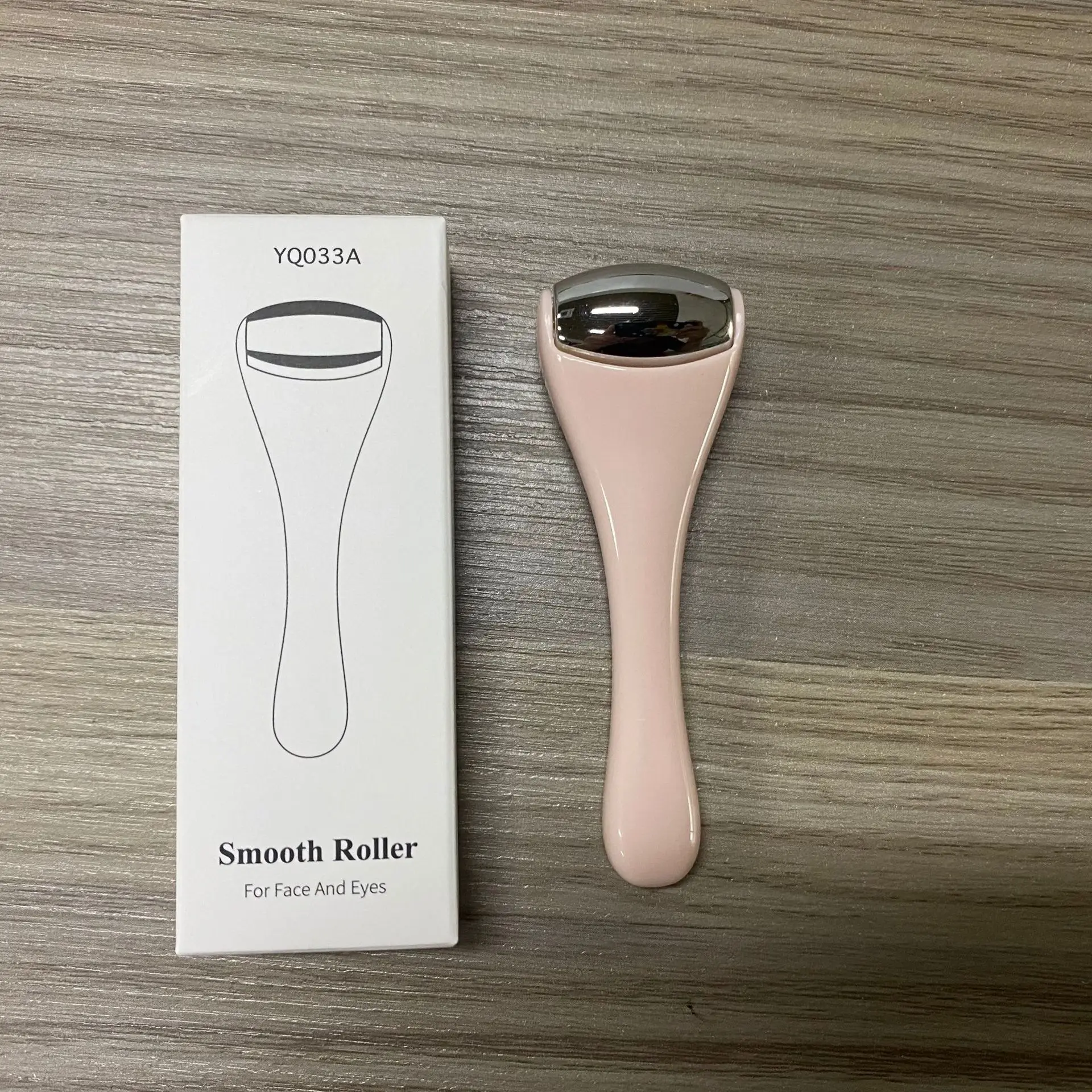 Eye Puffiness Stainless Steel Eye Ice Rollers Plastic Handheld Facial Ice Roller Derma Ice Roller Massager for Women