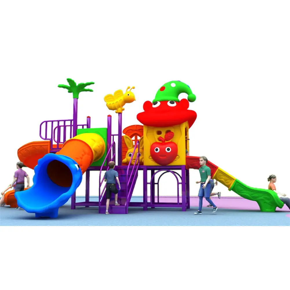 New Materials Durable Anti-fade Play Set Kids Slide Outdoor Playground Equipment For Children