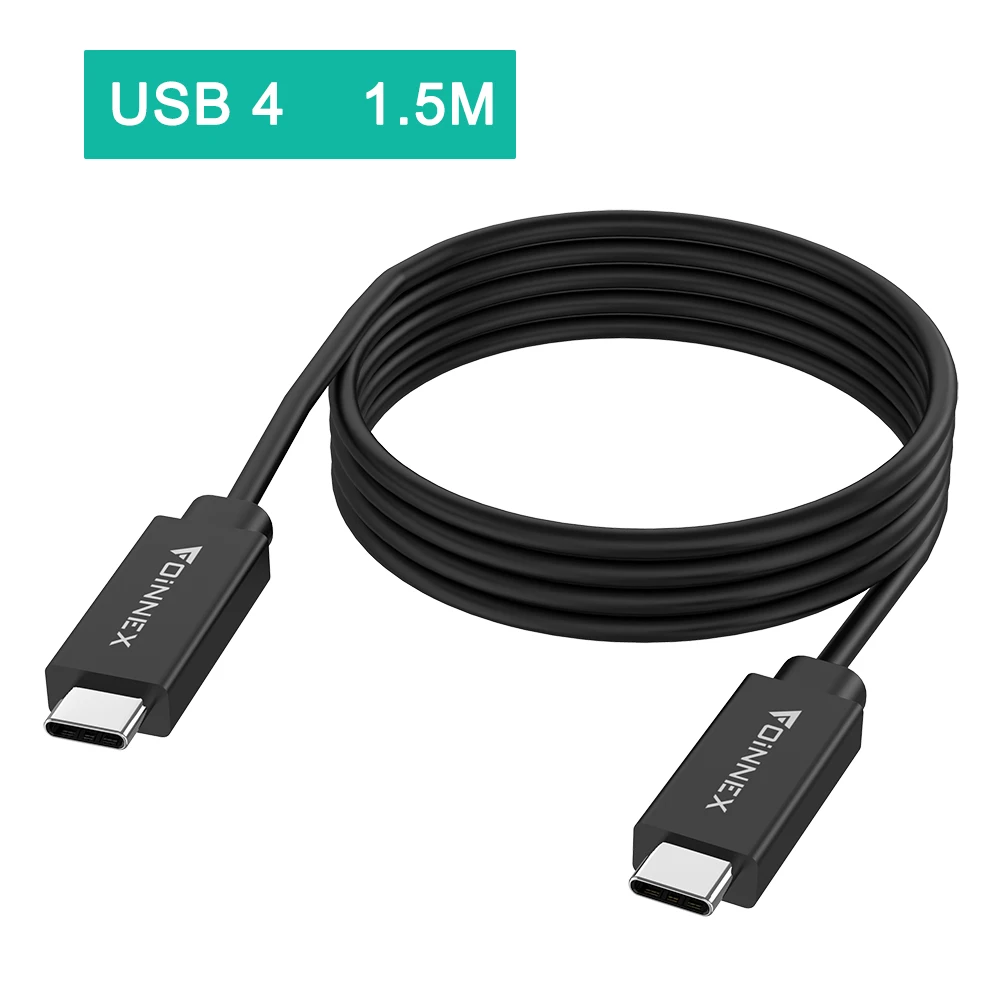 Кабель FOINNEX USB 4 0 100 Вт быстрая зарядка Thunderbolt 3 кабель активного типа 40 Гбит/с 4K 60