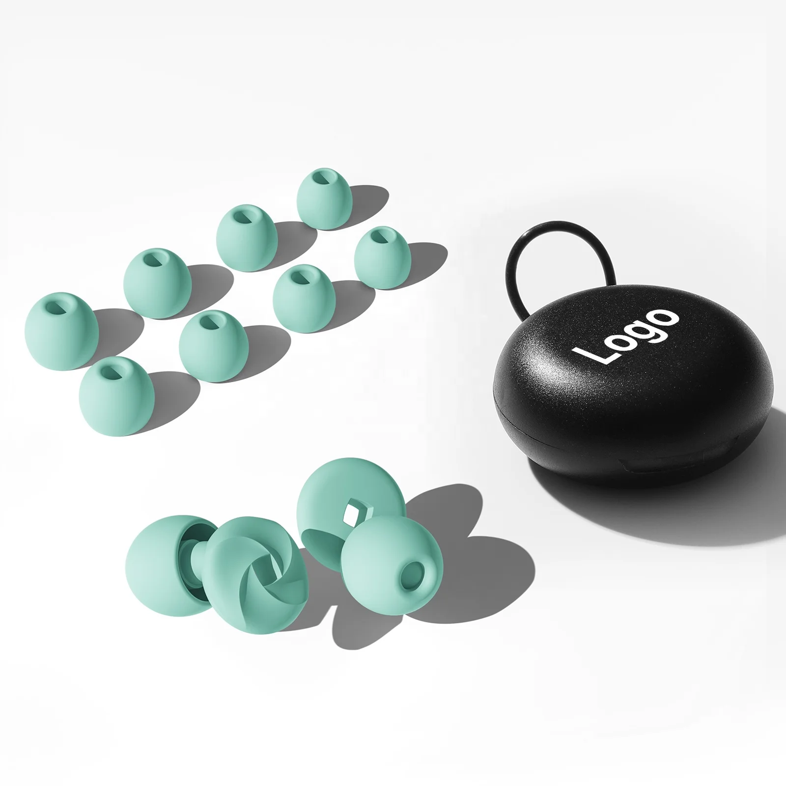 High Quality Wholesale 33dB Noise Cancelling Silicone Ear Plugs Anti-Noise Hearing Protection for Sleep for Sleeping