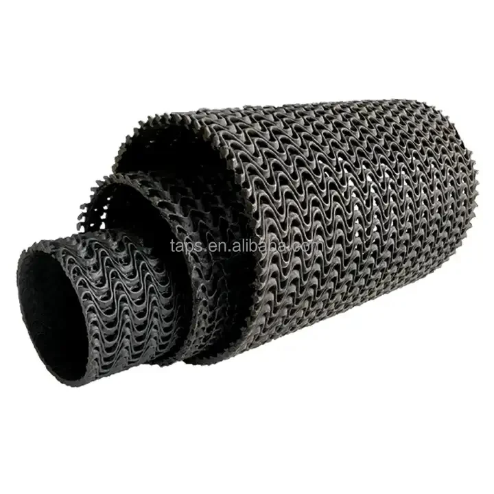 Plastic blind drain ditch Flexible permeable hose Rigid permeable tube pipe