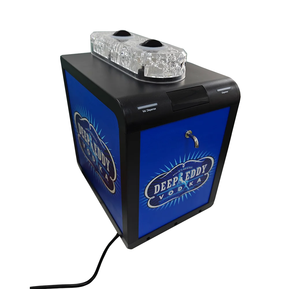 Hotel Chilled Magic Mini Automatic 4 Bottle Tequila Cold Liquor Shot Chiller Mobile Multi Double Bar Drink Dispenser Tap Machine