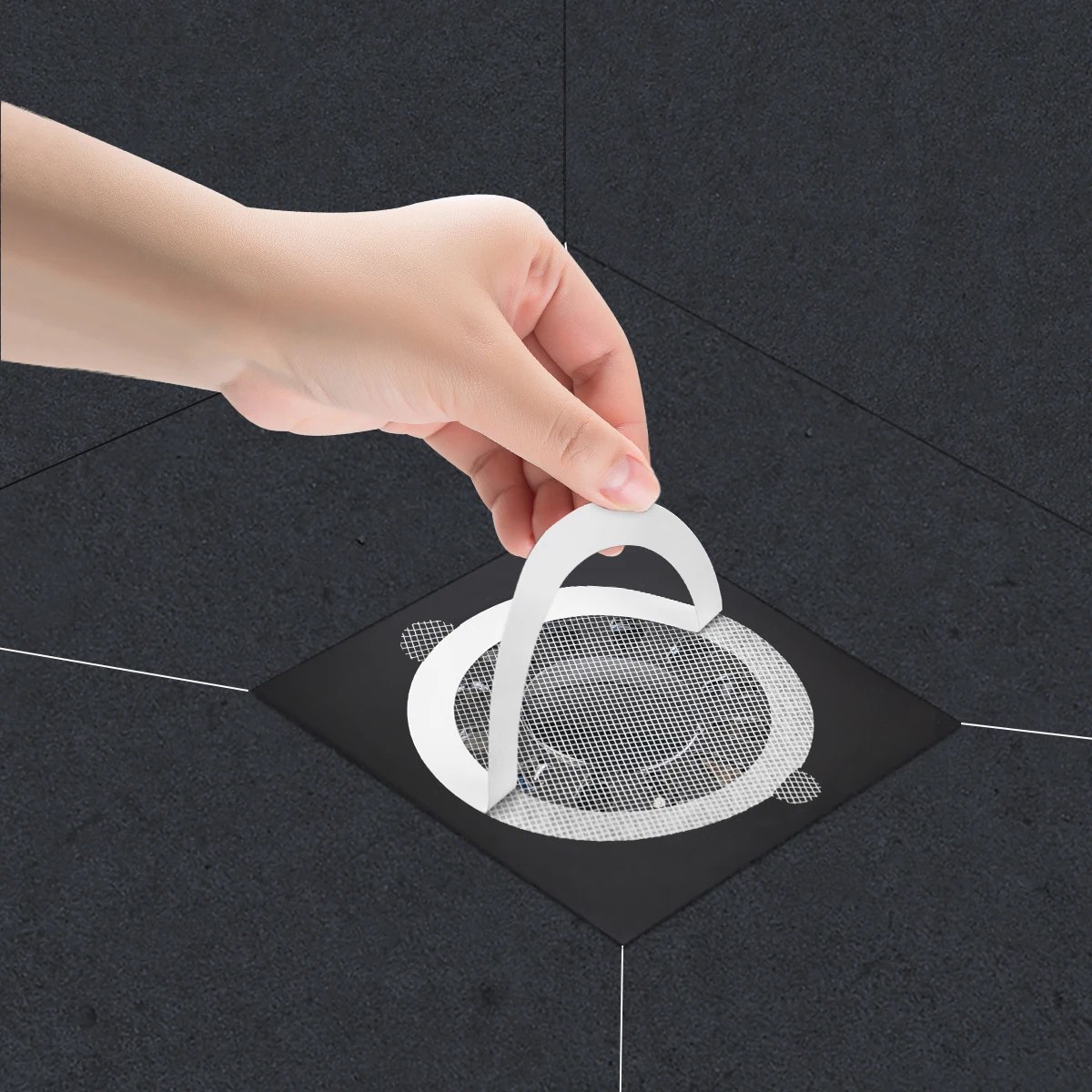 Advanced Strong Adhesive Plug Shower Hair Cover Sinks Stopper Anti Clogging of Bathroom Floor Drain Stickers