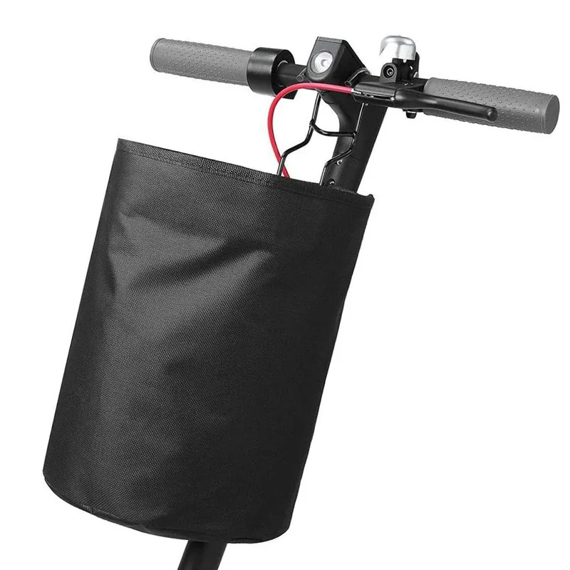 Front Hanging Storage Bag Solid Color Handlebar Bag Basket for Scooter/bicycle/Bike