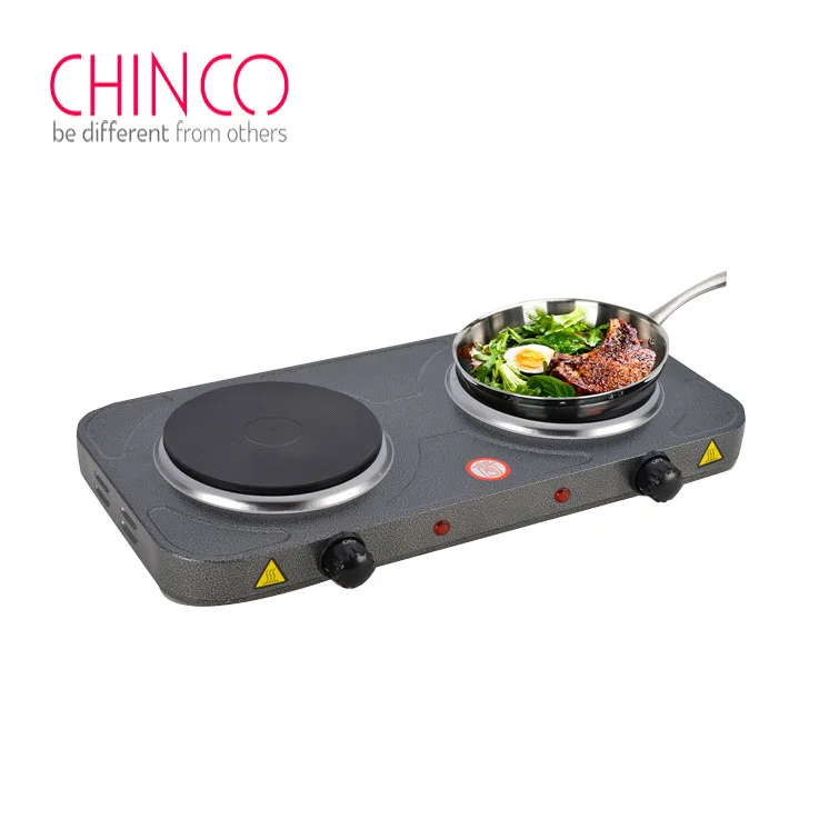 Best 220V double electric hot plate for cooking with CE CB GS