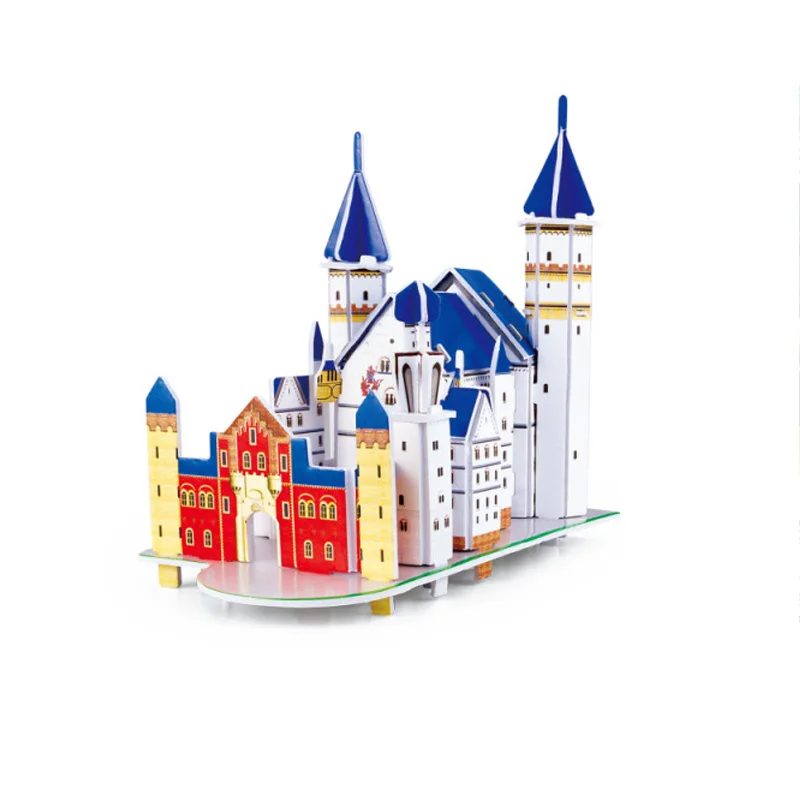 Рождественский подарок архитектурные модели 3D бумажные головоломки знаменитых зданий по всему миру