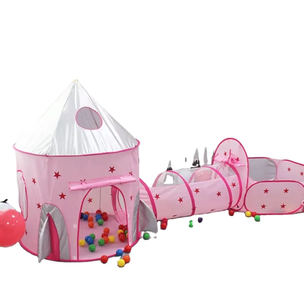 Wholesale customized castle children small play tents house for kids indoor folding kids baby tents