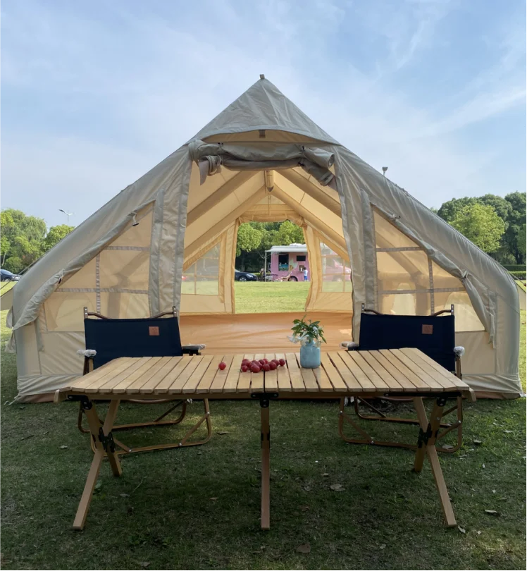 New Design Waterproof Outdoor Glamping Tent Portable Air Tent Inflatable Camping Tent for Sale