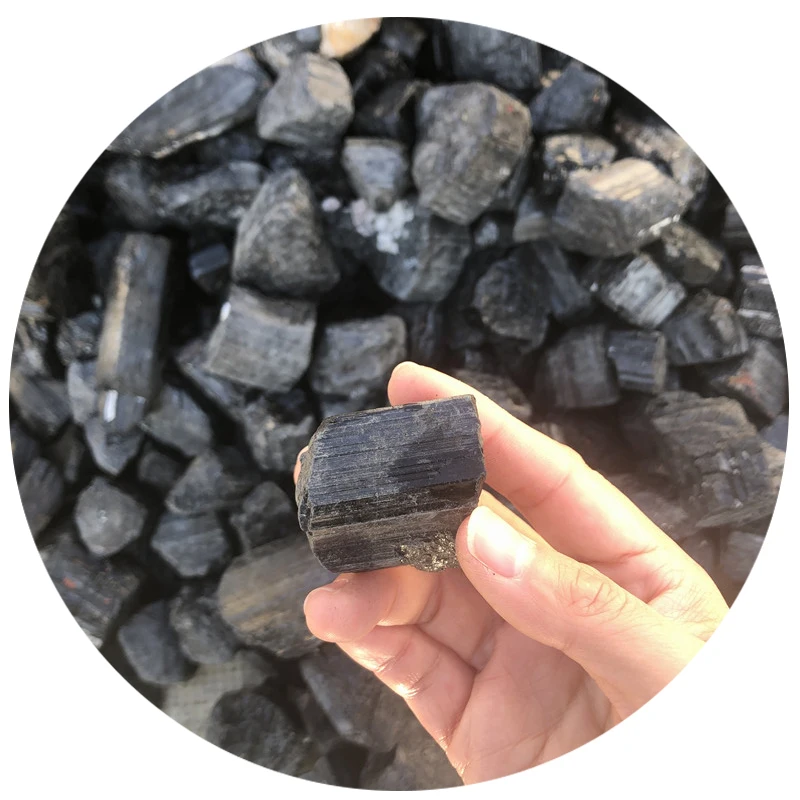 Wholesale Tumbled Stone Black Tourmaline Natural Rough Tourmaline