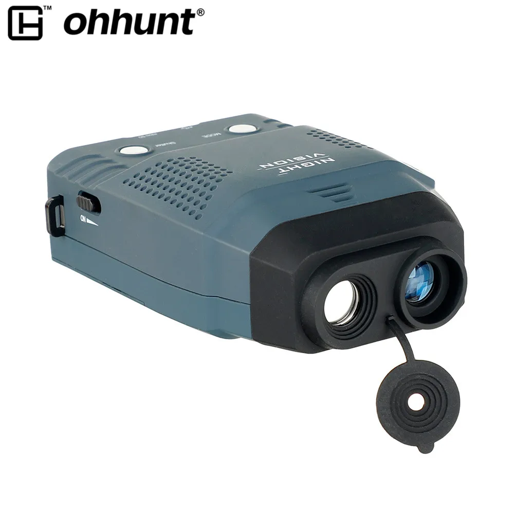  Ohhunt Digital NV100 монокулярное устройство ночного видения ИК-телескоп видео DVR ЖК-экран + 4 Гб TF-карта 2x дикая природа Ночная