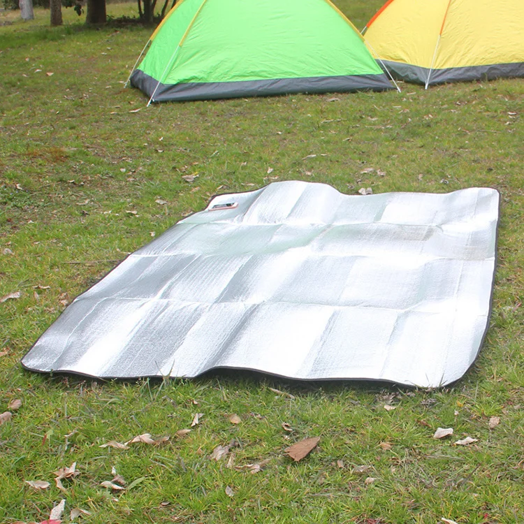 
2020 Outdoor Compact Foldable Aluminum Film Mat Camping Picnic Blanket For Sale 