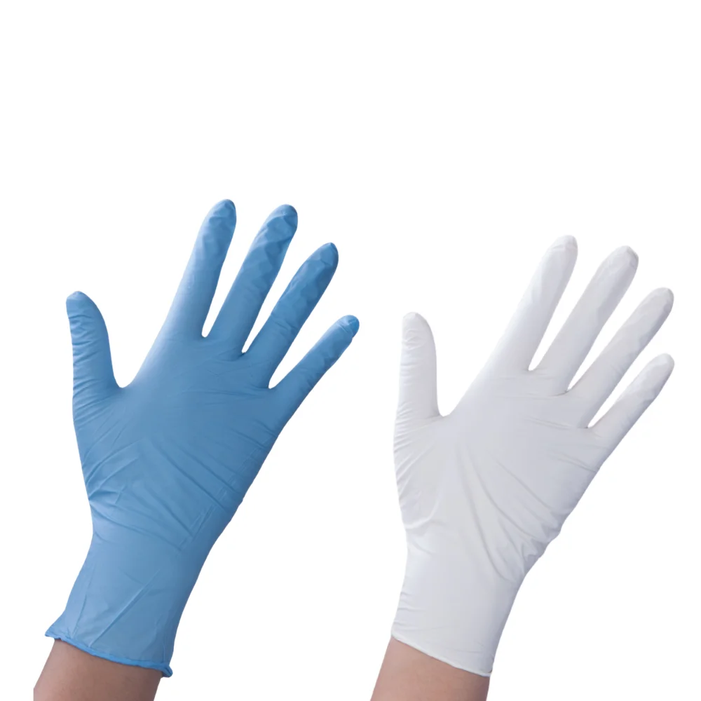 Colored Synthetic Nitrile Gloves Mixed Nitrile Powder Free Blue Nitrile Vinyl Gloves