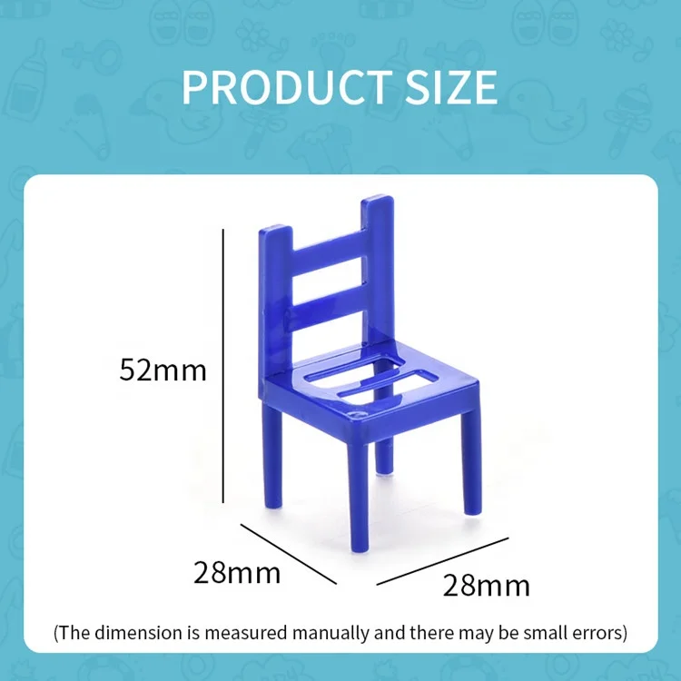 brain battle plastic educational interactive balance stacking chairs game