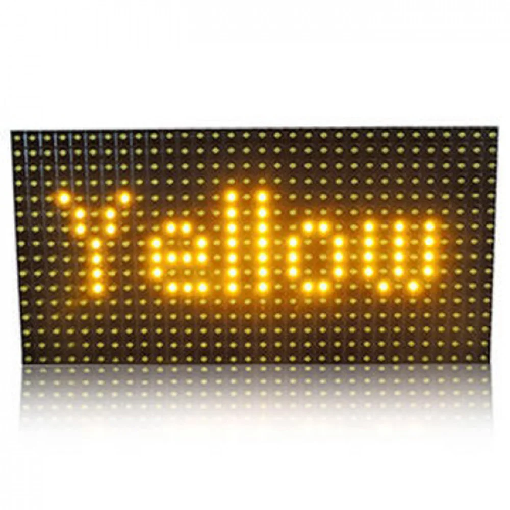 Hongwei outdoor P10 single red color led panel green yellow blue white color traffic sign advertising led board digital displays