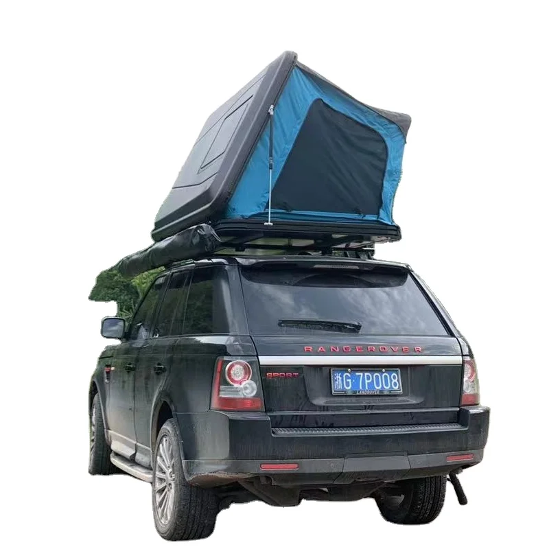 Travel Folding Aluminum 4 Person Car Roof Top Tent Mini truck bed overland camper