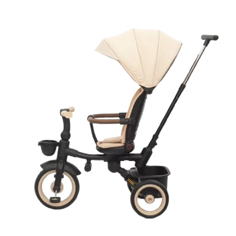 Multi-functional Folding 4 in 1 Baby Tricycle Can Be Rotated and Lie Down For 2 to 4 Years Old Stroller Tricycles For Children