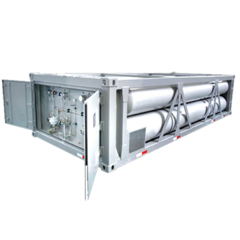 Large volume storage tanks for high-pressure storage of long-distance hydrogen transportation