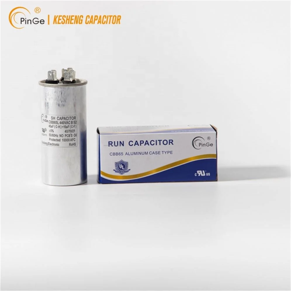 Factory Cbb65 450V55uf Capacitor for Air Conditioner  Power Capacitor SH Fan Capacitor