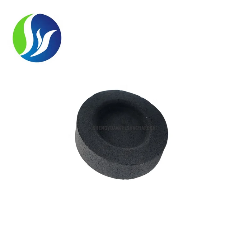 Wholesale Good Quality Black Round Pure Natural Hardwood Charcoal Round Shisha Hookah Charcoal