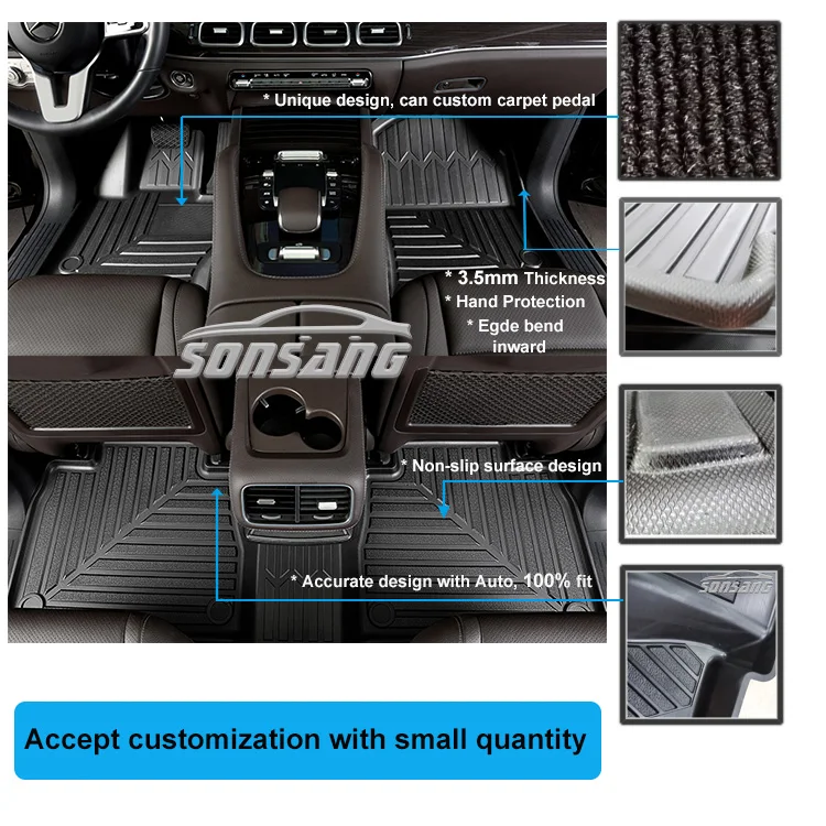 Sonsang Car Mats Wholesale Automatten Special Customized Waterproof Designer Car Carpet Mat
