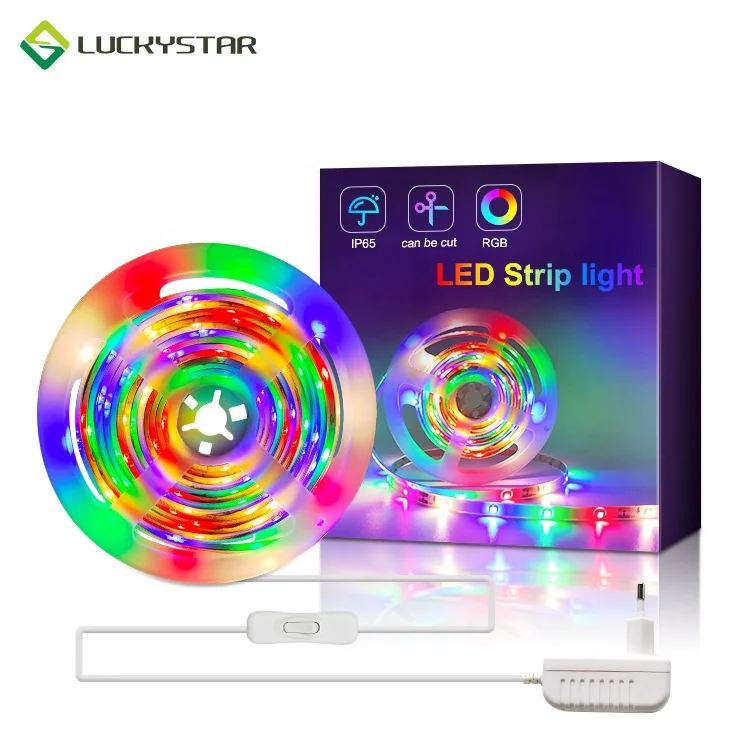 Factory Price 3M DC12V LED Strip Light IP20/IP44/IP65/IP67 super thin and flexible SMD 2835 RGB Strip Lights