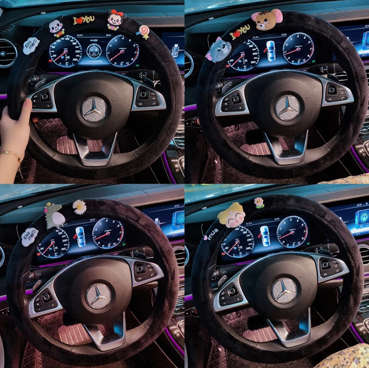 
Wholesales OEM Custom High Quality Silicone Steering Wheel Cover 
