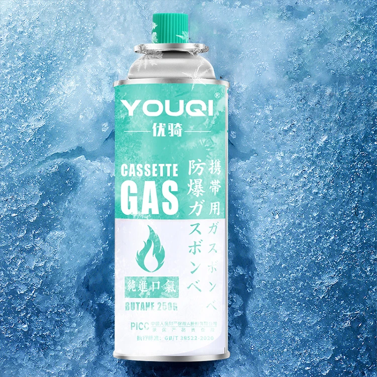 Portable Camping Gas Bottle 250g Butane Gas Canister Butane Gas Cartridge for Camping