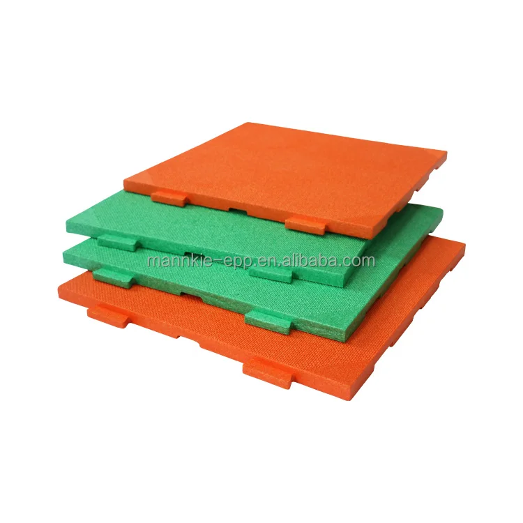 Black Expanded Polypropylene Molding EPP Foam Block Shock Absorber Pad EPP Mat For School Playground