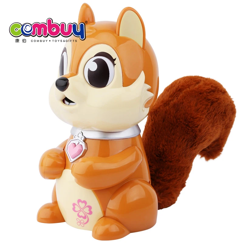 Birthday present story smart feed squirrel rabbit partner kids toys animals