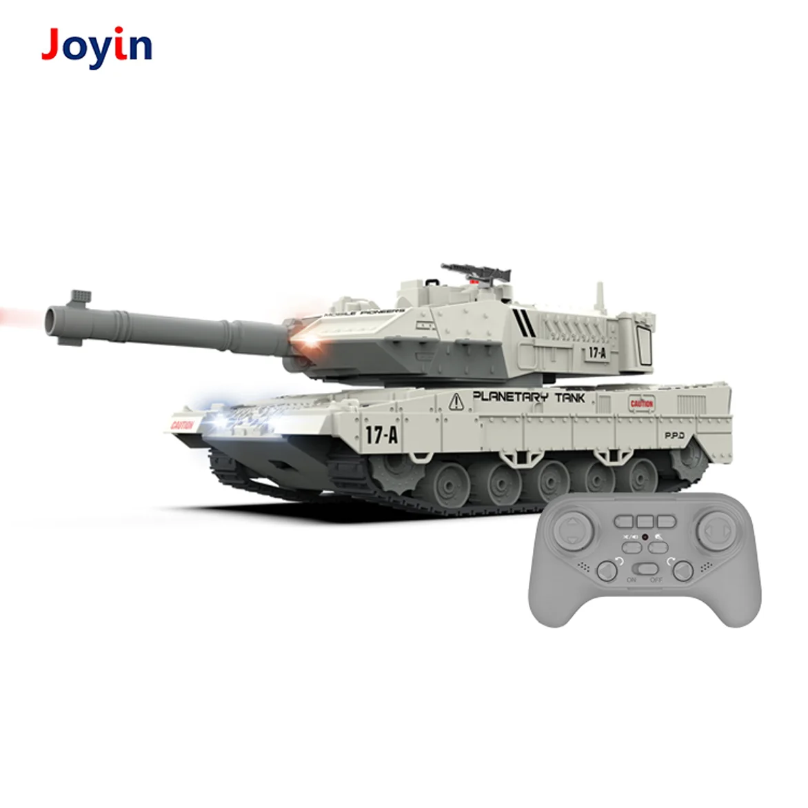2.4 Ghz 1:14 Multi-Function RC Tank Toy Water Bullets Remote Control Car Lights, Sound, Crystal Bullet Firing, Rotating Turret