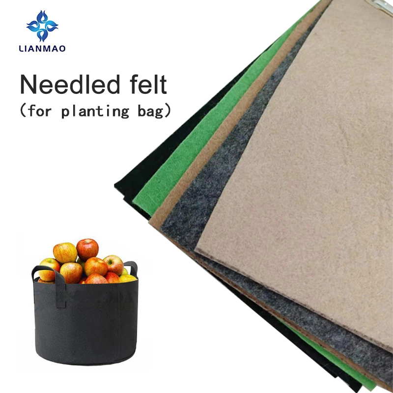 Supply Needle Punch Nonwoven Felt Fabric For Planting Bag 100% Polyester staple fiber Felt Fabric