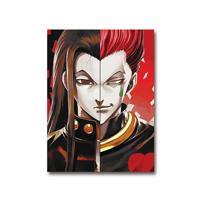  3D светящаяся печать аниме плакат Hunter x с тройным переходом картины Flip настенные художественные принты Настенный