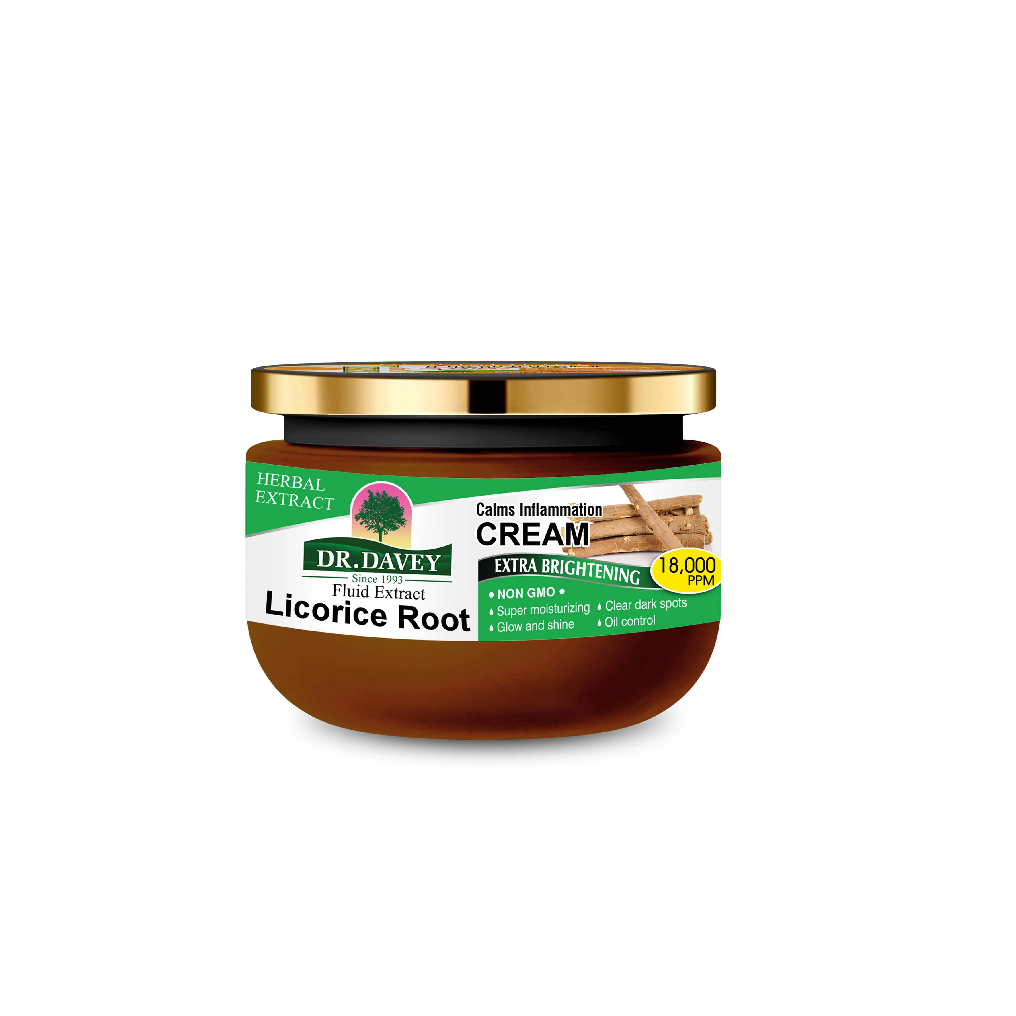 DR.DAVEY FLUID EXTRACT LICORICE ROOT CALMS INFLAMMATION CREAM